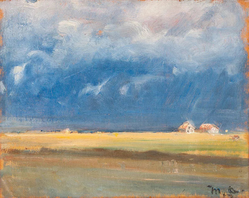 Ein Sturm an der Küste von Skagen. -Michael Peter Ancher