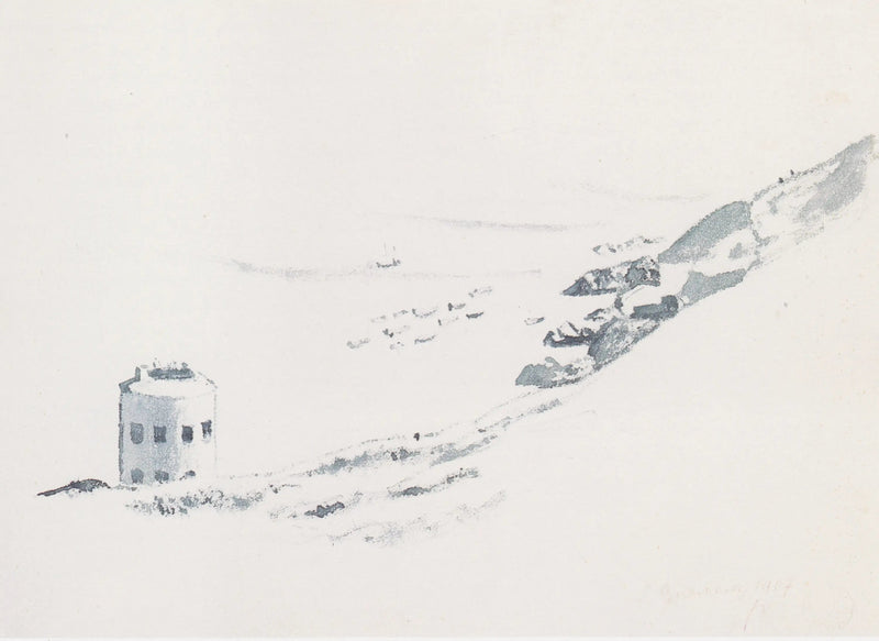 Eine Martello-Tour auf Guernsey - Félix Vallotton