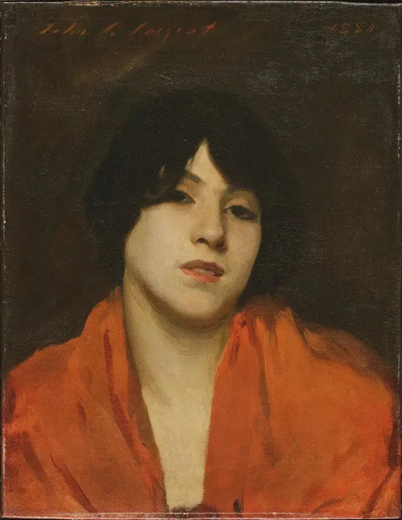 Eine Venezianerin mit scharlachrotem Schal (« Gigia Viani ») - John Singer Sargent
