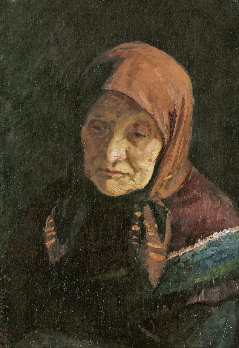 Die Frau eines alten Fischers – Anna Ancher