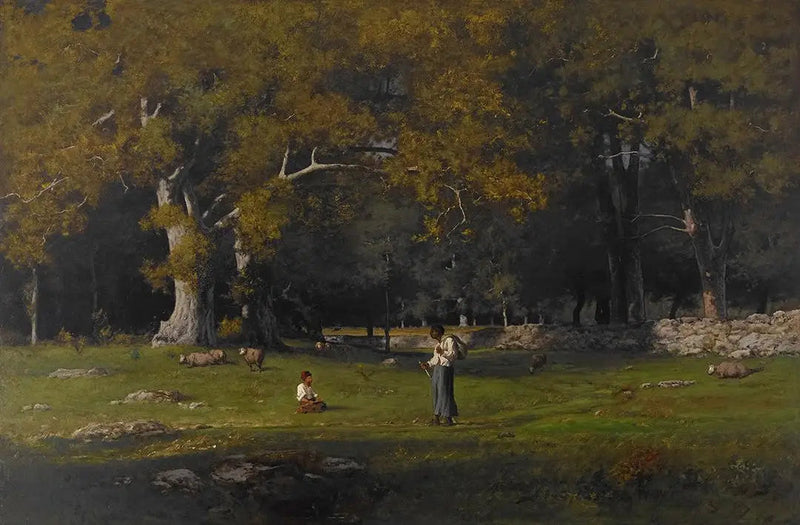 Eine alte Straße - George Inness
