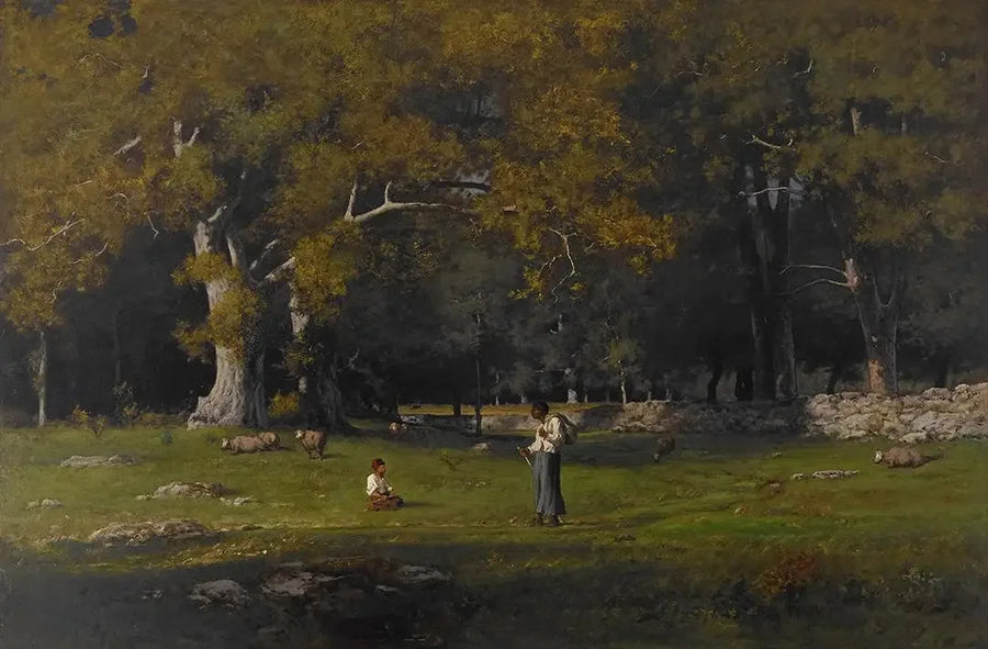 Eine alte Straße - George Inness
