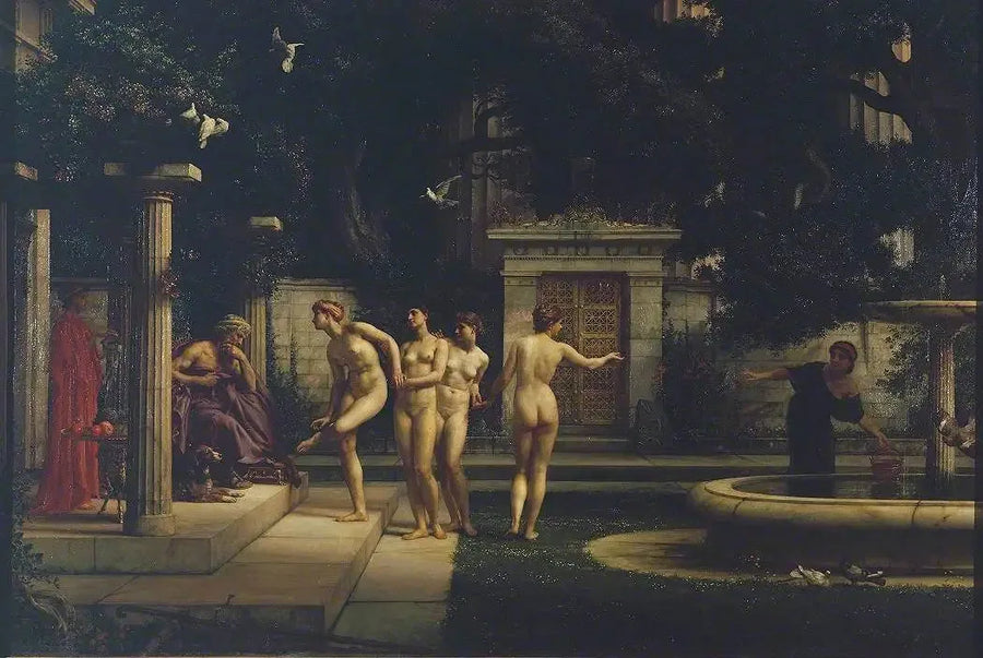 Ein Besuch bei Esculape - Edward Poynter