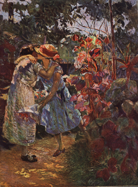 Une visite - Eliseu Visconti image 1 reproduction artisanale de tableau