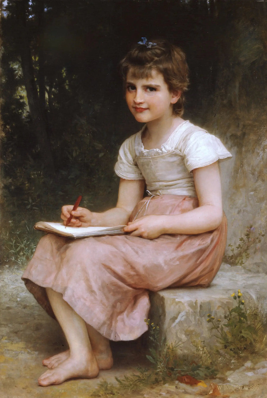 Eine Berufung - Bouguereau