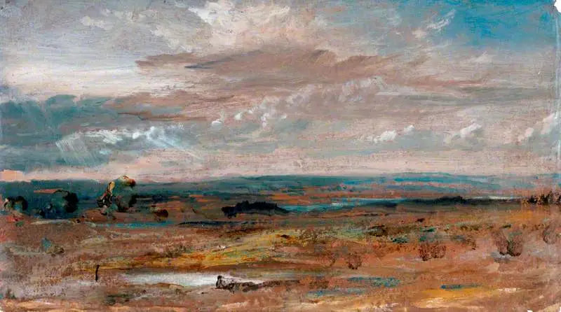 Blick auf Hampstead, am Abend - John Constable