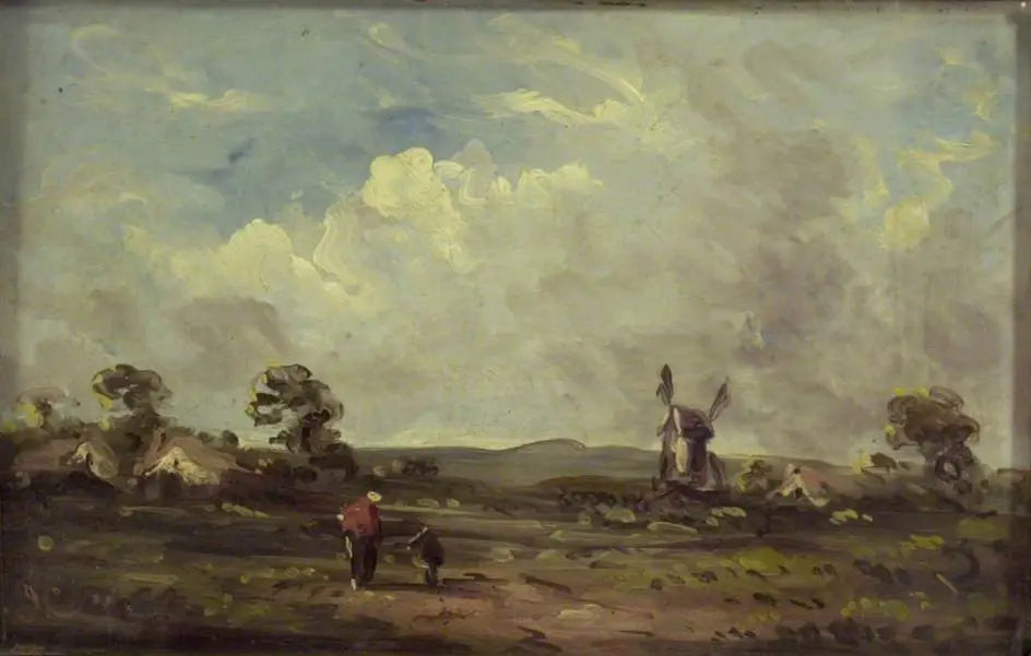 Une vue dans le Suffolk - John Constable image 1 reproduction artisanale de tableau