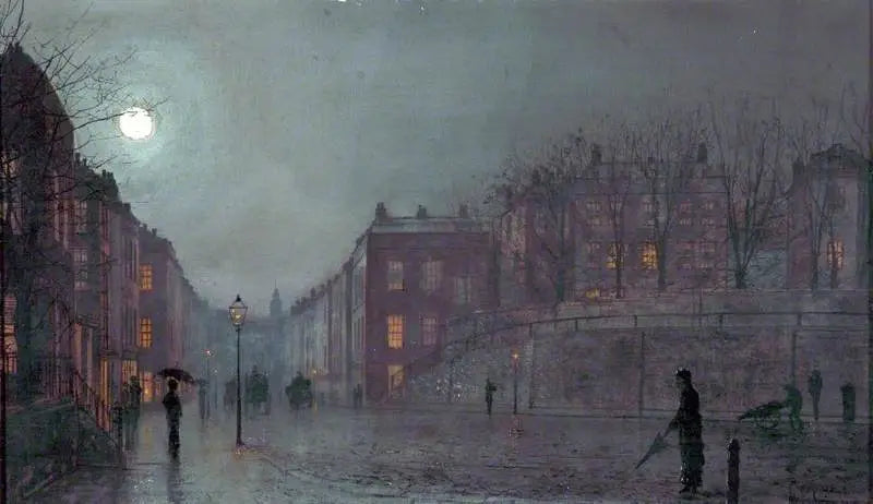 Eine Ansicht von Hampstead, London - John Atkinson Grimshaw