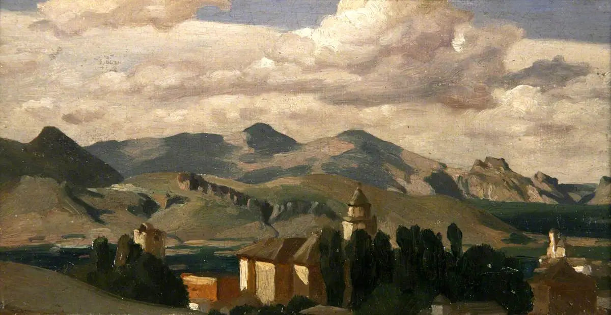 Une vue espagnole - Frederic Leighton image 1 reproduction d’œuvre d’art à l’huile