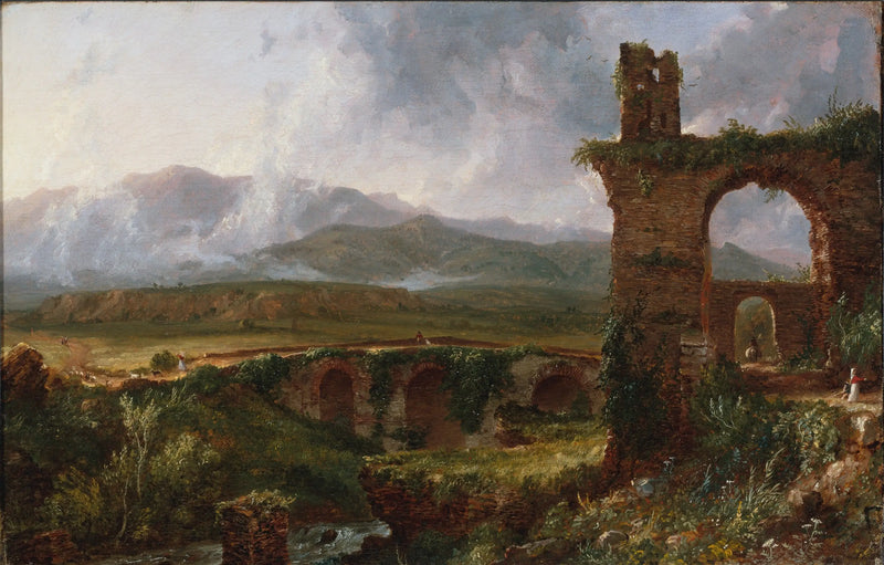 Eine Ansicht bei Tivoli (Morgen) - Thomas Cole