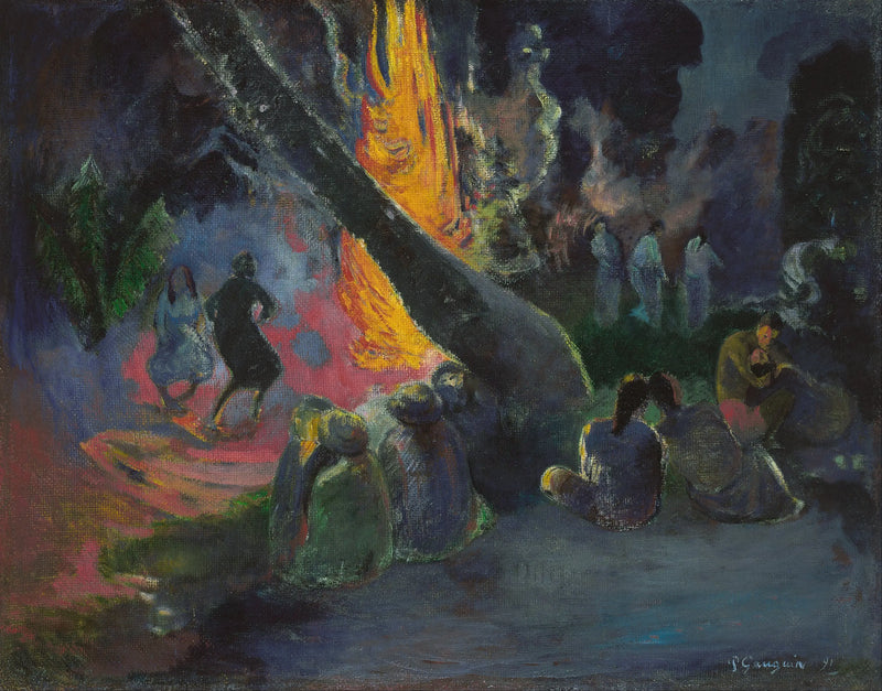 Upa upa, Der Tanz des Feuers - Paul Gauguin