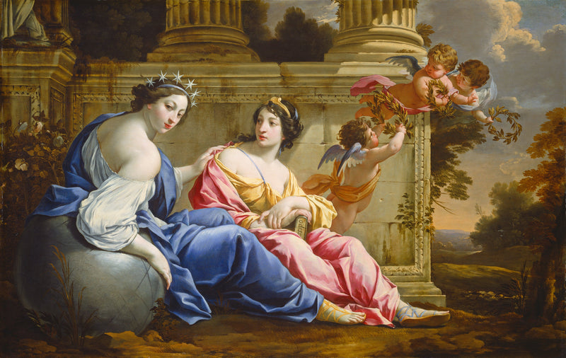 Uranie und Calliope - Simon Vouet