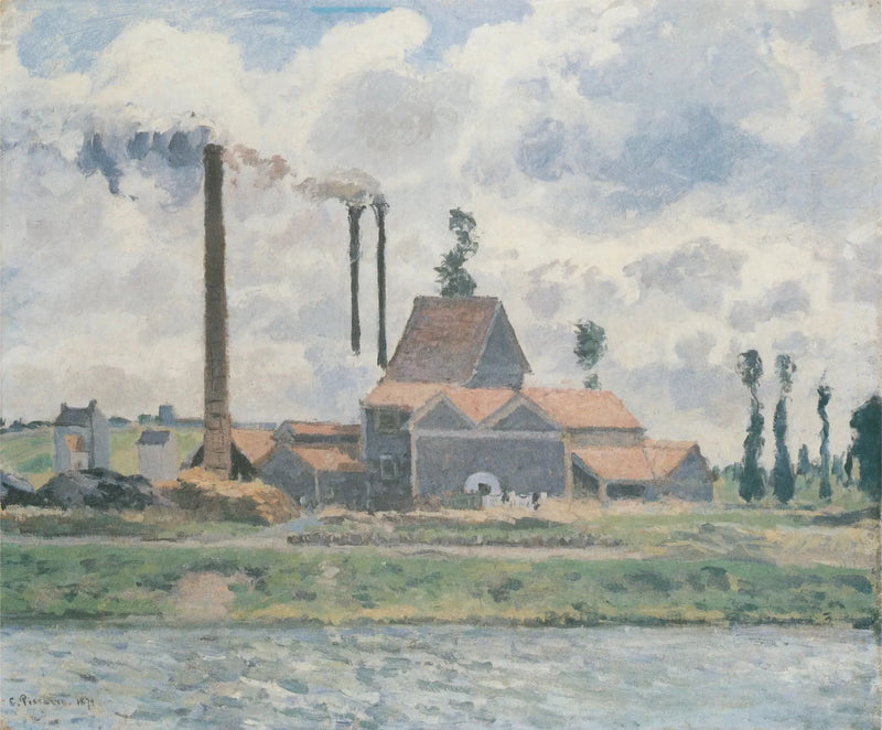 Fabrik in Saint-Ouen-l'Aumône - Camille Pissarro