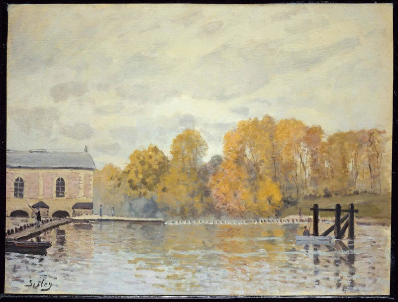 Wasserwerk von Marly - Alfred Sisley
