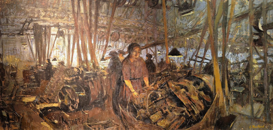 Rüstungsfabrik in Lyon: die Türme - Édouard Vuillard