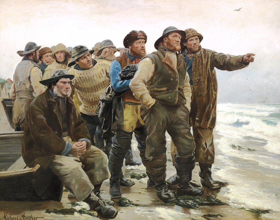 Wird er den Punkt abrunden? – Michael Peter Ancher