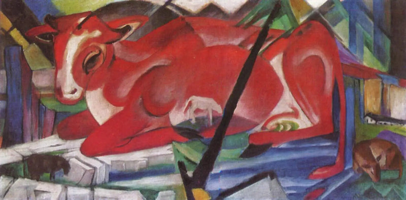 Weltkuh - Franz Marc