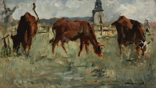 Kühe auf der Weide - Édouard Manet