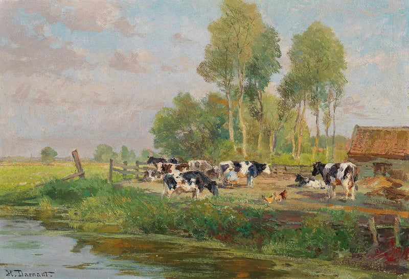 Weidekühe - Hugo Darnaut