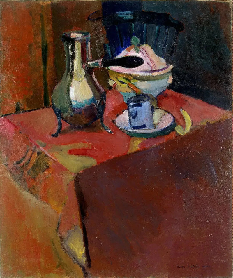 Geschirr auf einem Tisch - Henri Matisse