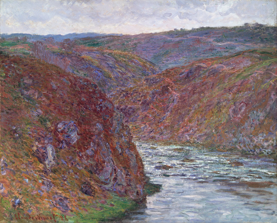 Das Creuse-Tal, grauer Tag W1221 - Claude Monet