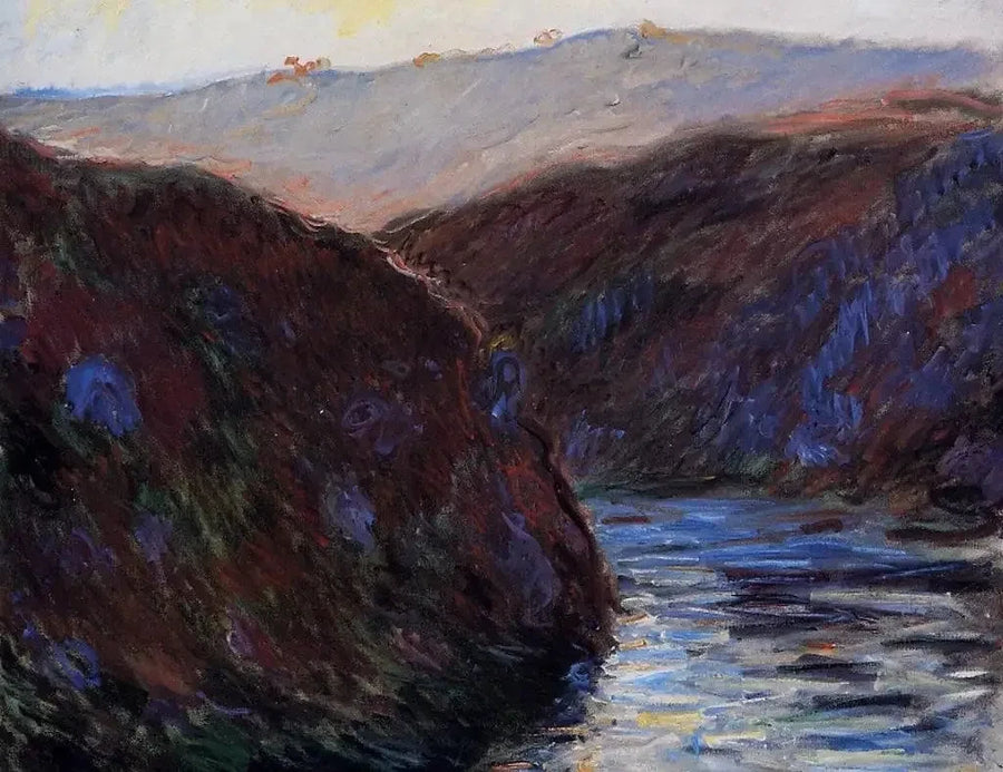 Creuse Valley, Abendeffekt W1225 - Claude Monet