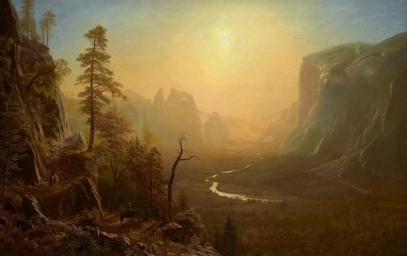 Yosemite-Tal, Glacier Point-Weg - Albert Bierstadt