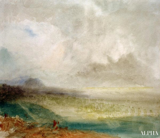 Vallée du Rhône près de Sion - William Turner - Reproductions de tableaux et peintures haut de gamme