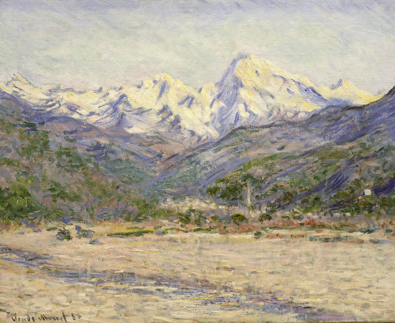Das Nervia Valley W881 - Claude Monet