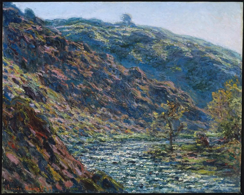 Das Tal der kleinen Creuse - Claude Monet