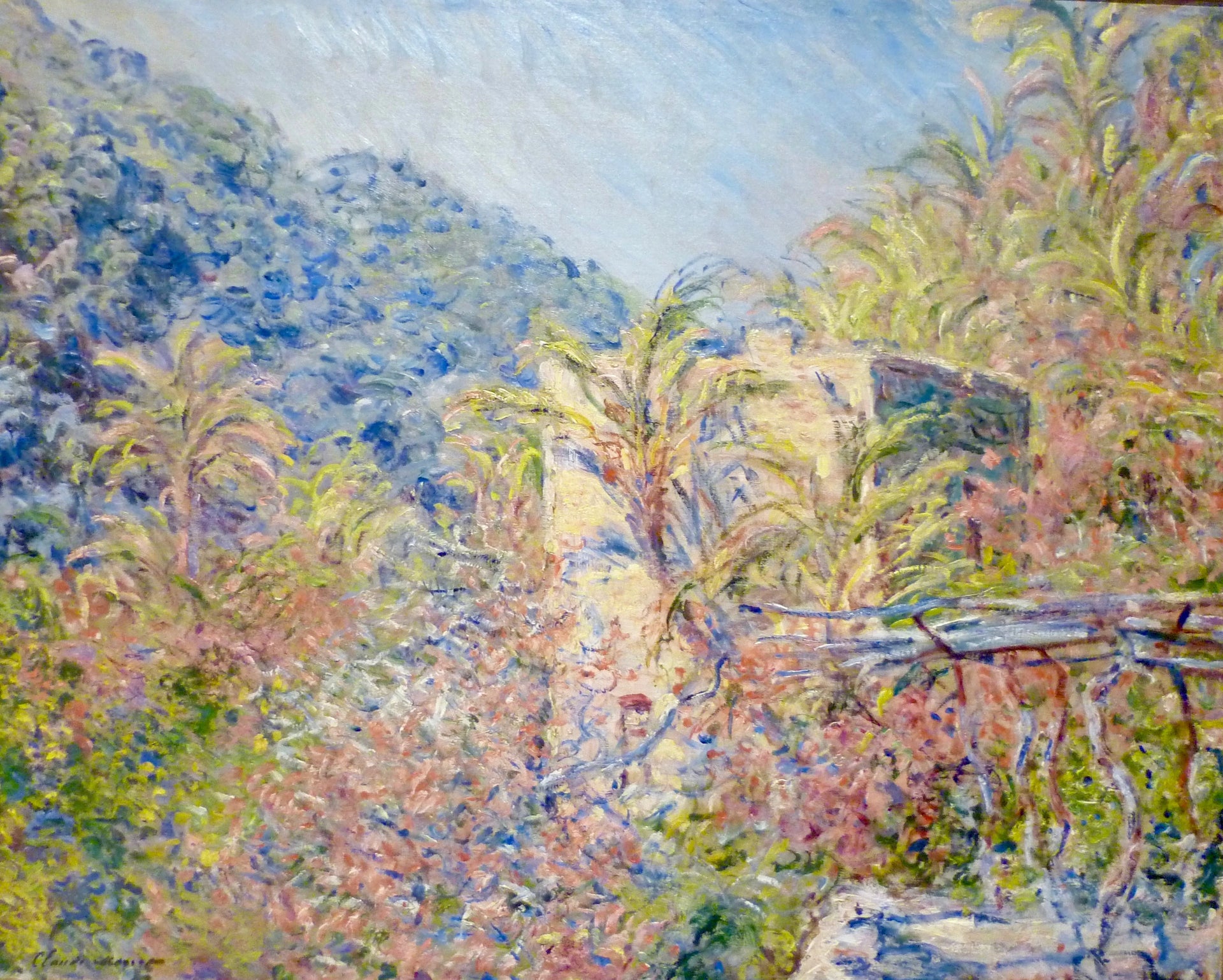 Vallée de Sasso, effet de soleil W862 de Claude Monet – musée Marmottan Monet