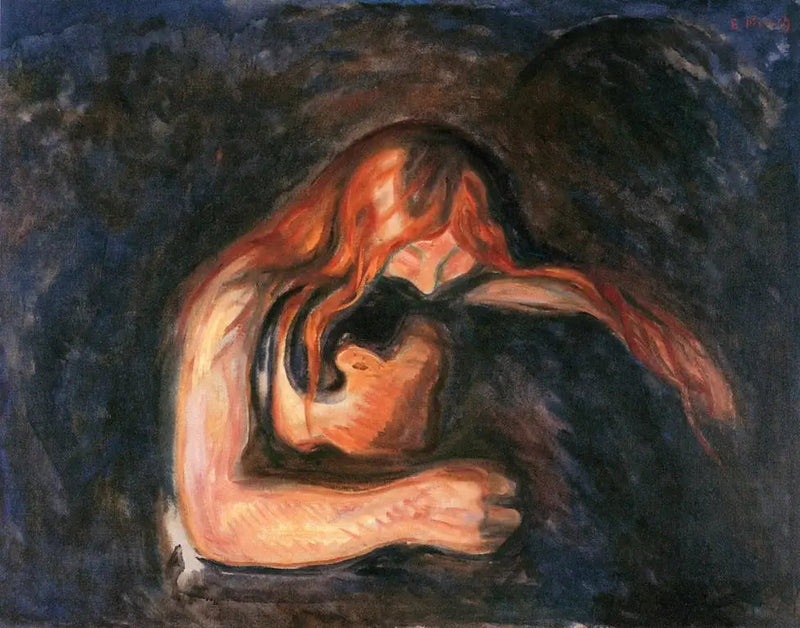 Vampir - Edvard Munch