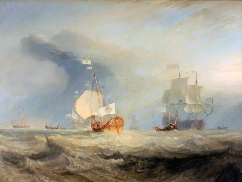 Van Tromps Barke, die Texel betritt, 1645 - J. M. W. Turner