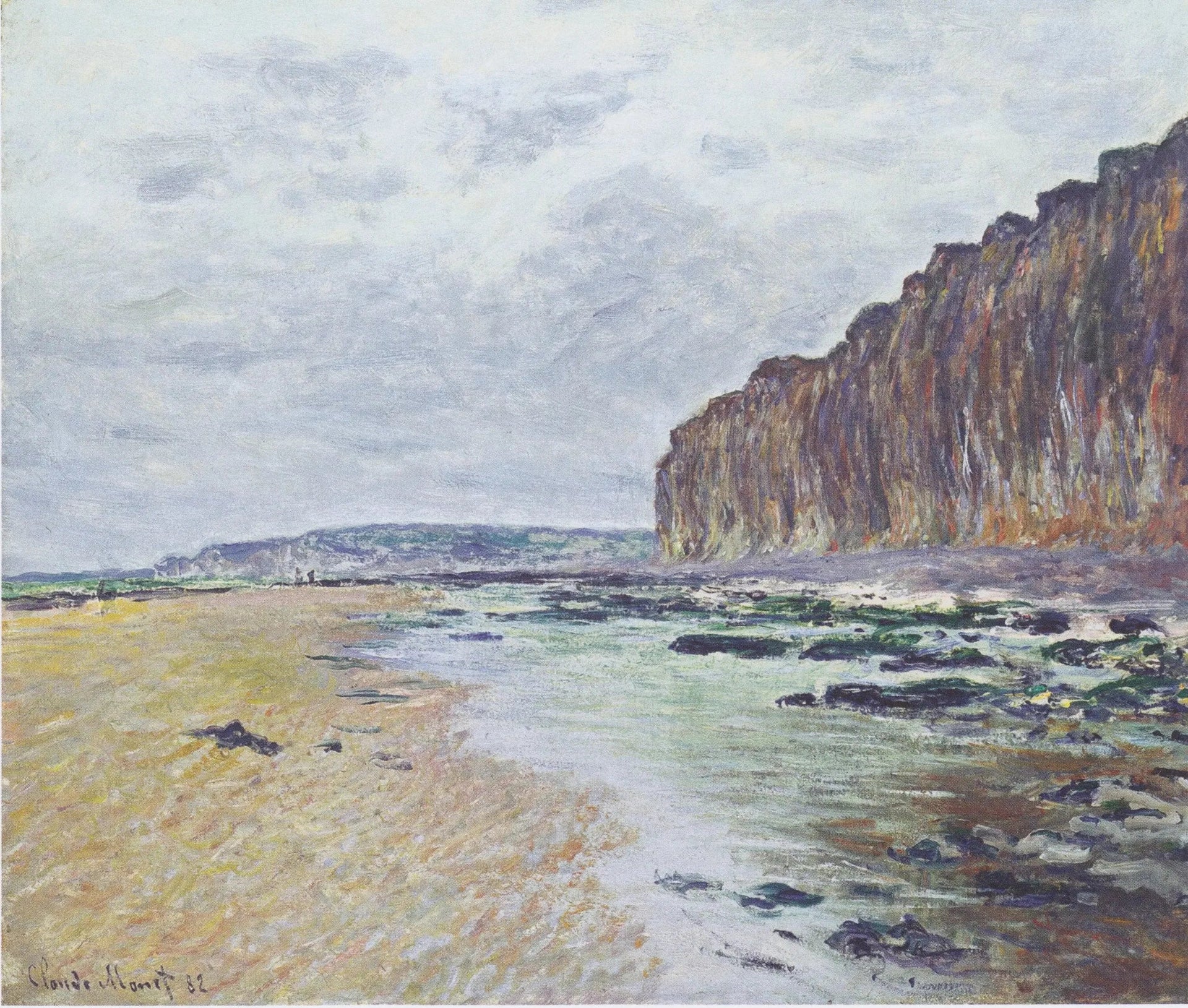Varengeville, marée basse - Claude Monet image 1 reproduction de peinture à l’huile