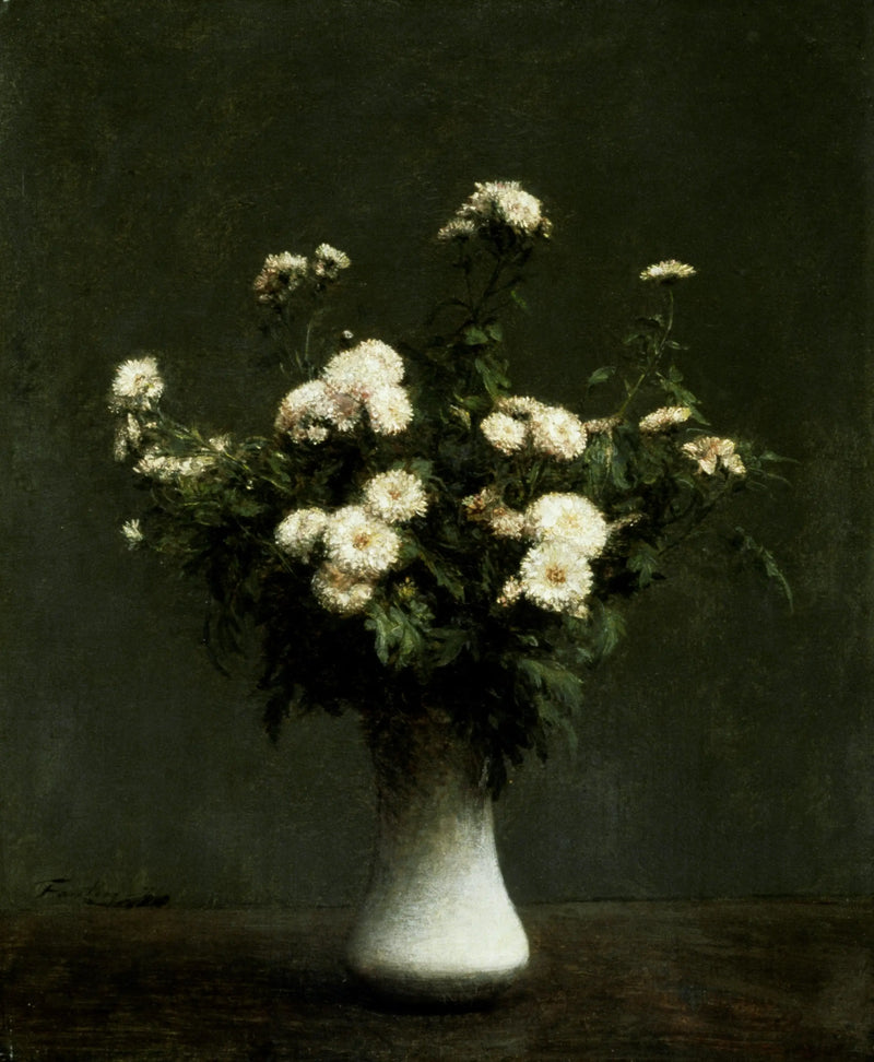Chrysanthemenvase - Henri Fantin-Latour