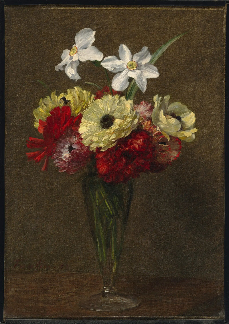 Blumenvasen - Henri Fantin-Latour