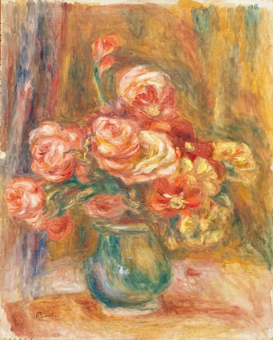 Vase mit Rosen - Pierre-Auguste Renoir