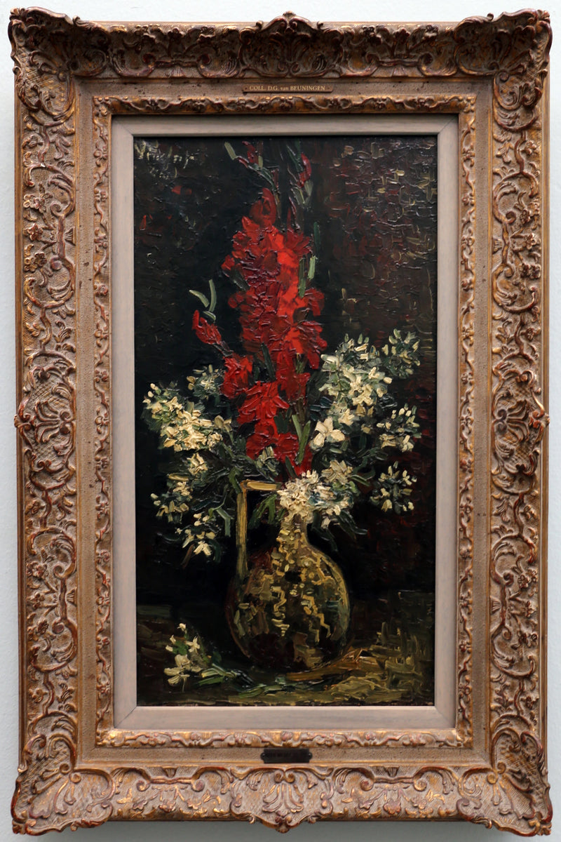Vase mit roten und weißen Blumen - Vincent van Gogh