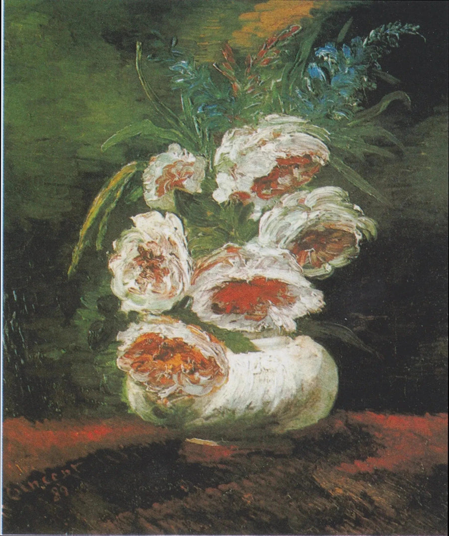 Vase mit Pfingstrosen - Vincent van Gogh