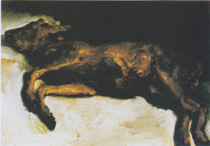 Neugeborenes Kalb auf Stroh - Vincent van Gogh