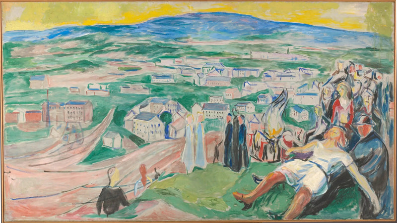 Wacht der Sommermitternacht - Edvard Munch