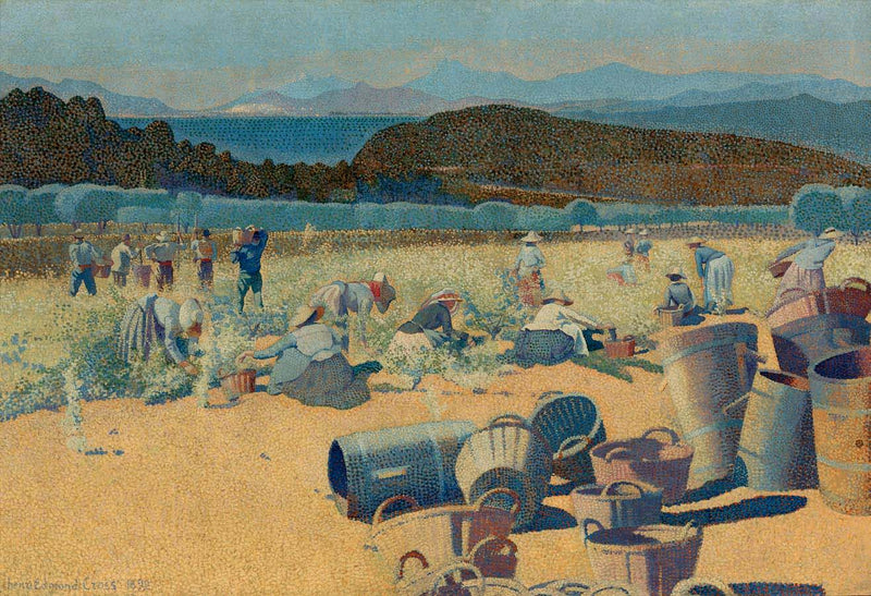 Weinlese (Var) - Henri-Edmond Cross