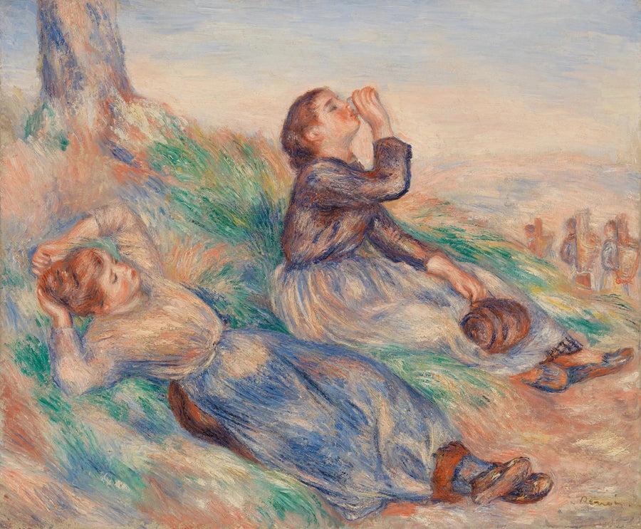 Lesehelferinnen - Pierre-Auguste Renoir