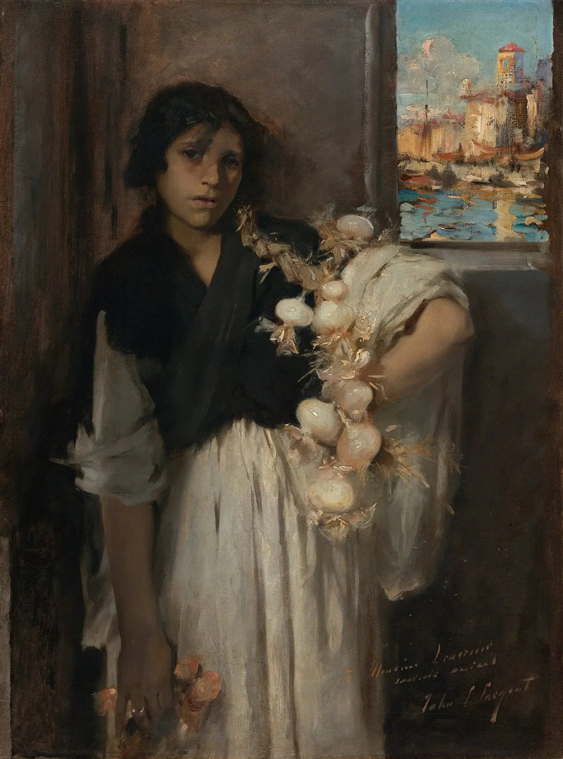 Venezianischer Zwiebelverkäufer - John Singer Sargent