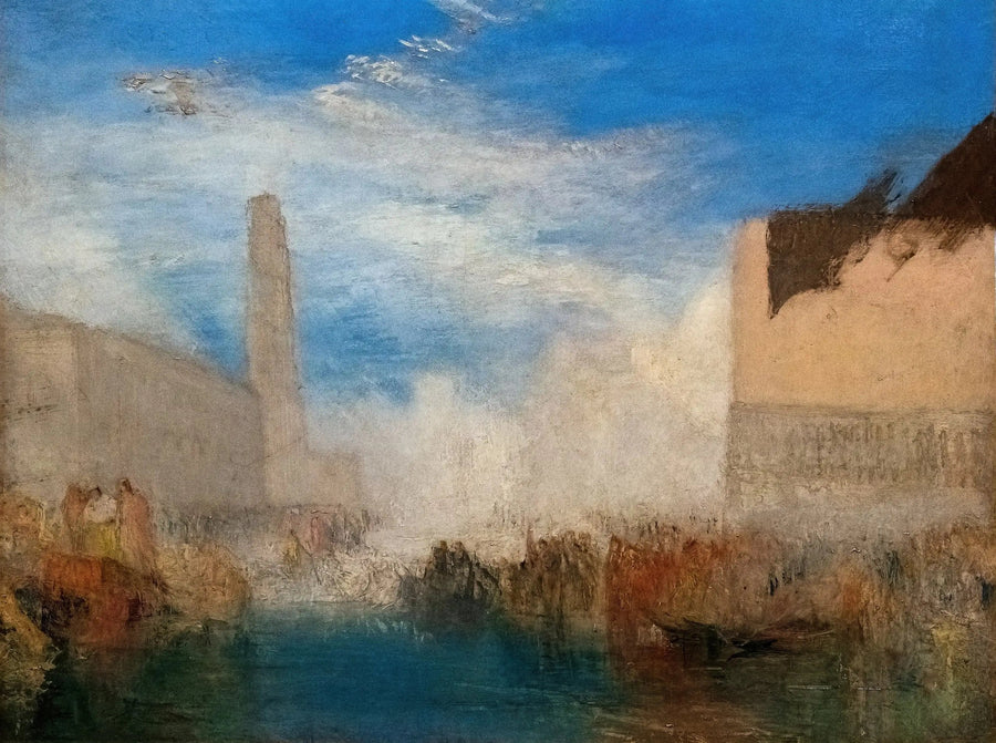 Venedig, die Piazzetta mit der Zeremonie des Dogen, der das Meer heiratet - J. M. W. Turner