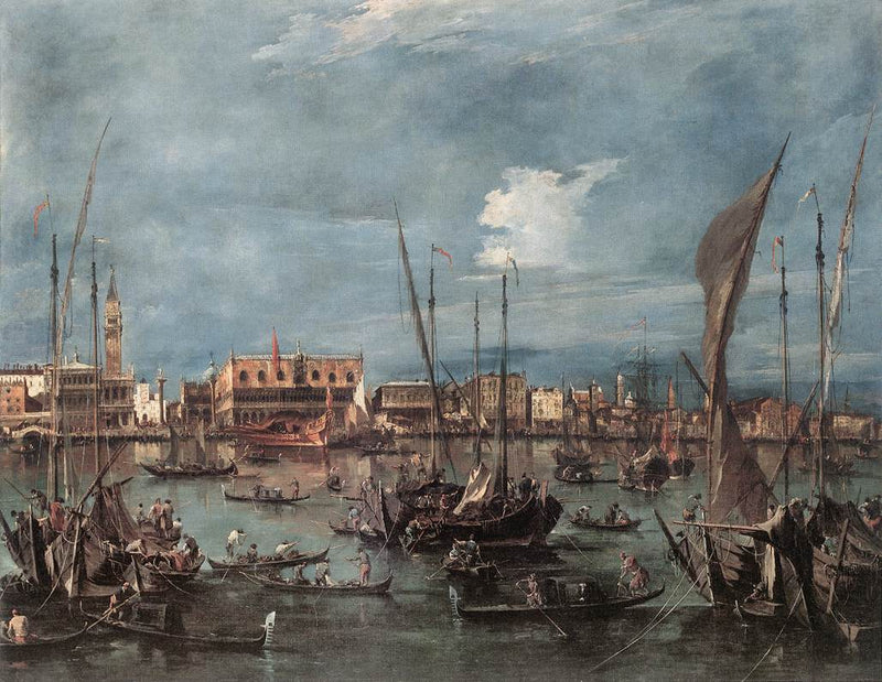 Venedig vom Bacino di San Marco aus - Francesco Guardi