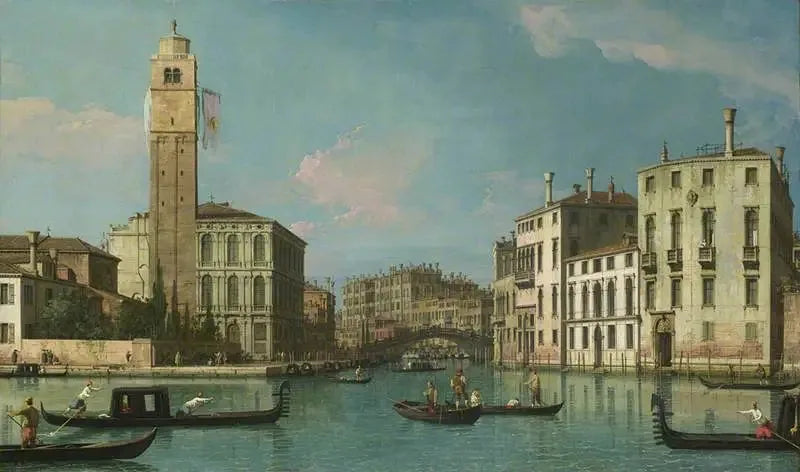 Venedig : Mündung des Cannaregio - Canaletto