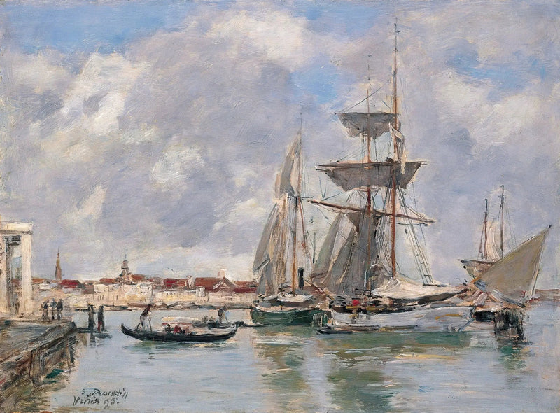 Venedig. Großer Kanal - Eugène Boudin