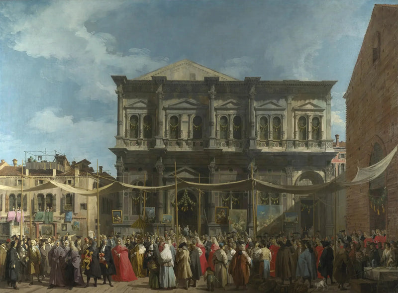 Venedig : Tag des Heiligen Rochus - Canaletto