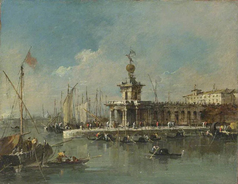 Venedig: Die Punta della Dogana - Francesco Guardi